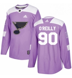 Mens Adidas St Louis Blues 90 Ryan OReilly Authentic Purple Fights Cancer Practice NHL Jerse Mens Adidas St Louis Blues 90 Ryan OReilly Authentic Purple Fights Cancer Practice NHL Jerse