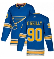 Mens Adidas St Louis Blues 90 Ryan OReilly Blue Alternate Authentic Stitched NHL Jerse Mens Adidas St Louis Blues 90 Ryan OReilly Blue Alternate Authentic Stitched NHL Jerse