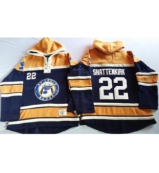 St. Louis Blues 22 Kevin Shattenkirk Navy Blue Gold Sawyer Hooded Sweatshirt Stitched Jersey St. Louis Blues 22 Kevin Shattenkirk Navy Blue Gold Sawyer Hooded Sweatshirt Stitched Jersey