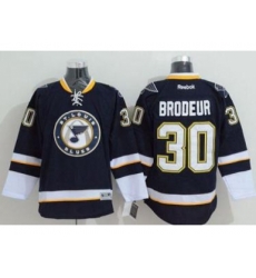 St. Louis Blues #30 Martin Brodeur Navy Blue Third Stitched NHL Jersey St. Louis Blues #30 Martin Brodeur Navy Blue Third Stitched NHL Jersey