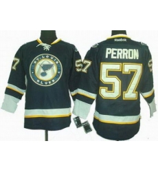 St. Louis Blues 57# David Perron DK blue Jersey St. Louis Blues 57# David Perron DK blue Jersey