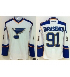 St. Louis Blues #91 Vladimir Tarasenko White Away Stitched NHL Jersey St. Louis Blues #91 Vladimir Tarasenko White Away Stitched NHL Jersey
