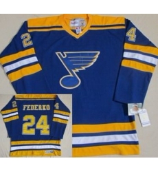 St.Louis Blues #24 Bernie Federko Blue Throwback CCM Jersey St.Louis Blues #24 Bernie Federko Blue Throwback CCM Jersey