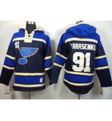St.Louis Blues 91 Vladimir Tarasenko Blue Lace-Up NHL Hoodie St.Louis Blues 91 Vladimir Tarasenko Blue Lace-Up NHL Hoodie