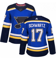 Womens Adidas St Louis Blues 17 Jaden Schwartz Authentic Royal Blue Home NHL Jersey Womens Adidas St Louis Blues 17 Jaden Schwartz Authentic Royal Blue Home NHL Jersey