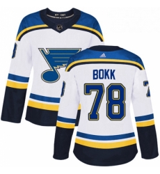 Womens Adidas St Louis Blues 78 Dominik Bokk Authentic White Away NHL Jersey Womens Adidas St Louis Blues 78 Dominik Bokk Authentic White Away NHL Jersey