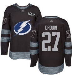 Lightning #27 Jonathan Drouin Black 1917 2017 100th Anniversary Stitched NHL Jersey Lightning #27 Jonathan Drouin Black 1917 2017 100th Anniversary Stitched NHL Jersey