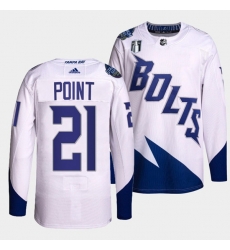 Men Tampa Bay Lightning 21 Brayden Point 2022 White Stanley Cup Final Patch Stitched Jersey Men Tampa Bay Lightning 21 Brayden Point 2022 White Stanley Cup Final Patch Stitched Jersey
