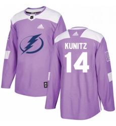 Mens Adidas Tampa Bay Lightning 14 Chris Kunitz Authentic Purple Fights Cancer Practice NHL Jersey Mens Adidas Tampa Bay Lightning 14 Chris Kunitz Authentic Purple Fights Cancer Practice NHL Jersey