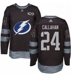 Mens Adidas Tampa Bay Lightning 24 Ryan Callahan Authentic Black 1917 2017 100th Anniversary NHL Jersey Mens Adidas Tampa Bay Lightning 24 Ryan Callahan Authentic Black 1917 2017 100th Anniversary NHL Jersey