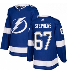 Mens Adidas Tampa Bay Lightning 67 Mitchell Stephens Authentic Royal Blue Home NHL Jersey Mens Adidas Tampa Bay Lightning 67 Mitchell Stephens Authentic Royal Blue Home NHL Jersey