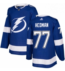 Mens Adidas Tampa Bay Lightning 77 Victor Hedman Authentic Royal Blue Home NHL Jersey Mens Adidas Tampa Bay Lightning 77 Victor Hedman Authentic Royal Blue Home NHL Jersey