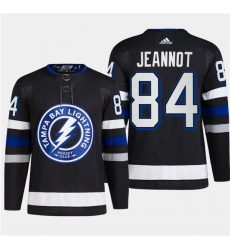 Men's Tampa Bay Lightning #84 Tanner Jeannot Black 2024 Stadium Series Stitched Jersey Men's Tampa Bay Lightning #84 Tanner Jeannot Black 2024 Stadium Series Stitched Jersey