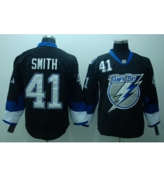 Tampa Bay Lightning 41 Mike Smith Black Jerseys Tampa Bay Lightning 41 Mike Smith Black Jerseys