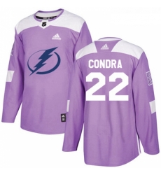 Youth Adidas Tampa Bay Lightning 22 Erik Condra Authentic Purple Fights Cancer Practice NHL Jersey Youth Adidas Tampa Bay Lightning 22 Erik Condra Authentic Purple Fights Cancer Practice NHL Jersey