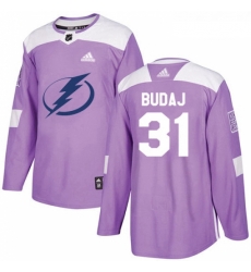 Youth Adidas Tampa Bay Lightning 31 Peter Budaj Authentic Purple Fights Cancer Practice NHL Jersey Youth Adidas Tampa Bay Lightning 31 Peter Budaj Authentic Purple Fights Cancer Practice NHL Jersey