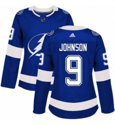 Women Adidas Tampa Bay Lightning 9 Tyler Johnson Premier Royal Blue Home NHL Jersey Women Adidas Tampa Bay Lightning 9 Tyler Johnson Premier Royal Blue Home NHL Jersey