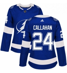 Womens Adidas Tampa Bay Lightning 24 Ryan Callahan Authentic Royal Blue Home NHL Jersey Womens Adidas Tampa Bay Lightning 24 Ryan Callahan Authentic Royal Blue Home NHL Jersey