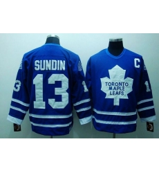 Maple Leafs #13 Mats Sundin Stitched Blue CCM Throwback NHL Jersey Maple Leafs #13 Mats Sundin Stitched Blue CCM Throwback NHL Jersey