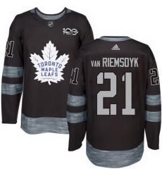 Maple Leafs #21 James Van Riemsdyk Black 1917 2017 100th Anniversary Stitched NHL Jersey Maple Leafs #21 James Van Riemsdyk Black 1917 2017 100th Anniversary Stitched NHL Jersey