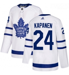 Maple Leafs 24 Kasperi Kapanen White Adidas Jersey