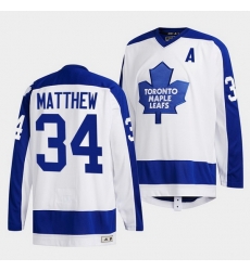 Men Toronto Maple Leafs 34 Auston Matthews White Classics Primary Logo Stitched jersey Men Toronto Maple Leafs 34 Auston Matthews White Classics Primary Logo Stitched jersey