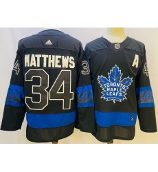 Men Toronto Maple Leafs Black 34 Auston Matthews Alternate Premier Breakaway Reversible Stitched jersey Men Toronto Maple Leafs Black 34 Auston Matthews Alternate Premier Breakaway Reversible Stitched jersey