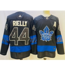 Men Toronto Maple Leafs Black 44 Morgan Rielly Alternate Premier Breakaway Reversible Stitched jersey Men Toronto Maple Leafs Black 44 Morgan Rielly Alternate Premier Breakaway Reversible Stitched jersey