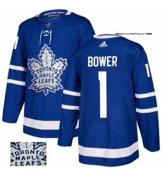 Mens Adidas Toronto Maple Leafs 1 Johnny Bower Authentic Royal Blue Fashion Gold NHL Jersey Mens Adidas Toronto Maple Leafs 1 Johnny Bower Authentic Royal Blue Fashion Gold NHL Jersey
