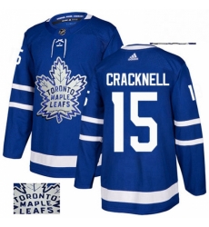 Mens Adidas Toronto Maple Leafs 15 Adam Cracknell Authentic Royal Blue Fashion Gold NHL Jersey Mens Adidas Toronto Maple Leafs 15 Adam Cracknell Authentic Royal Blue Fashion Gold NHL Jersey