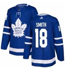 Mens Adidas Toronto Maple Leafs 18 Ben Smith Authentic Royal Blue Home NHL Jersey Mens Adidas Toronto Maple Leafs 18 Ben Smith Authentic Royal Blue Home NHL Jersey