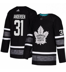 Mens Adidas Toronto Maple Leafs 31 Frederik Andersen Black 2019 All Star Game Parley Authentic Stitched NHL Jersey Mens Adidas Toronto Maple Leafs 31 Frederik Andersen Black 2019 All Star Game Parley Authentic Stitched NHL Jersey