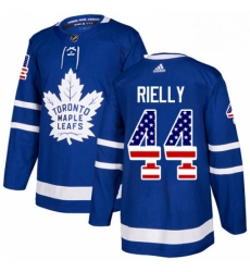 Mens Adidas Toronto Maple Leafs 44 Morgan Rielly Authentic Royal Blue USA Flag Fashion NHL Jersey Mens Adidas Toronto Maple Leafs 44 Morgan Rielly Authentic Royal Blue USA Flag Fashion NHL Jersey