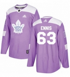 Mens Adidas Toronto Maple Leafs 63 Tyler Ennis Authentic Purple Fights Cancer Practice NHL Jersey Mens Adidas Toronto Maple Leafs 63 Tyler Ennis Authentic Purple Fights Cancer Practice NHL Jersey