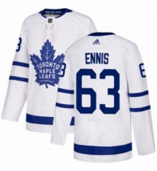 Mens Adidas Toronto Maple Leafs 63 Tyler Ennis Authentic White Away NHL Jersey Mens Adidas Toronto Maple Leafs 63 Tyler Ennis Authentic White Away NHL Jersey