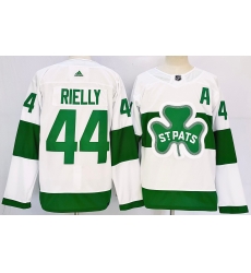 Men's Toronto Maple Leafs #44 Morgan Rielly White St Patricks Authentic Jersey Men's Toronto Maple Leafs #44 Morgan Rielly White St Patricks Authentic Jersey