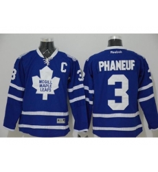 Toronto Maple Leafs #3 Dion Phaneuf Blue Stitched NHL Jersey Toronto Maple Leafs #3 Dion Phaneuf Blue Stitched NHL Jersey