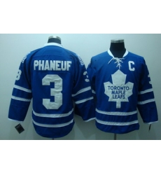 Toronto Maple Leafs 3 Phaneuf Blue Jerseys C patch Toronto Maple Leafs 3 Phaneuf Blue Jerseys C patch
