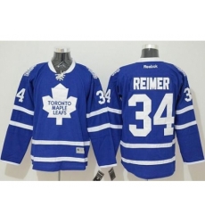 Toronto Maple Leafs #34 James Reimer Blue Stitched NHL Jersey Toronto Maple Leafs #34 James Reimer Blue Stitched NHL Jersey