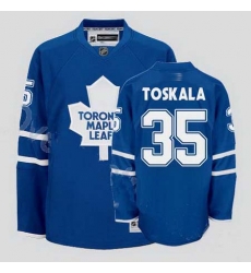 Toronto Maple Leafs 35 Vesa Toskala Blue Jersey Toronto Maple Leafs 35 Vesa Toskala Blue Jersey