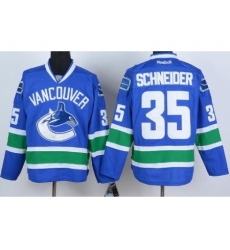 Vancouver Canucks 35 Cory Schneider Blue NHL Jerseys Vancouver Canucks 35 Cory Schneider Blue NHL Jerseys