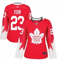 Womens Adidas Toronto Maple Leafs 23 Eric Fehr Authentic Red Alternate NHL Jersey Womens Adidas Toronto Maple Leafs 23 Eric Fehr Authentic Red Alternate NHL Jersey