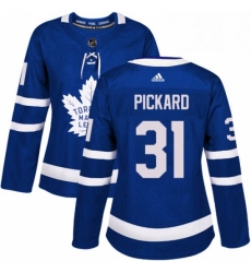 Womens Adidas Toronto Maple Leafs 31 Calvin Pickard Authentic Royal Blue Home NHL Jersey Womens Adidas Toronto Maple Leafs 31 Calvin Pickard Authentic Royal Blue Home NHL Jersey