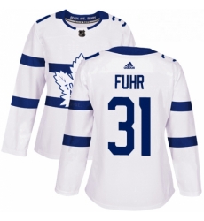 Womens Adidas Toronto Maple Leafs 31 Grant Fuhr Authentic White 2018 Stadium Series NHL Jersey Womens Adidas Toronto Maple Leafs 31 Grant Fuhr Authentic White 2018 Stadium Series NHL Jersey
