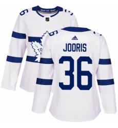 Womens Adidas Toronto Maple Leafs 36 Josh Jooris Authentic White 2018 Stadium Series NHL Jersey Womens Adidas Toronto Maple Leafs 36 Josh Jooris Authentic White 2018 Stadium Series NHL Jersey