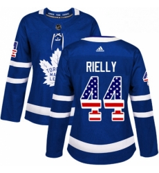 Womens Adidas Toronto Maple Leafs 44 Morgan Rielly Authentic Royal Blue USA Flag Fashion NHL Jersey Womens Adidas Toronto Maple Leafs 44 Morgan Rielly Authentic Royal Blue USA Flag Fashion NHL Jersey