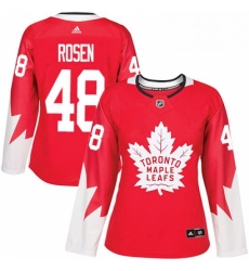 Womens Adidas Toronto Maple Leafs 48 Calle Rosen Authentic Red Alternate NHL Jersey Womens Adidas Toronto Maple Leafs 48 Calle Rosen Authentic Red Alternate NHL Jersey