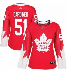 Womens Adidas Toronto Maple Leafs 51 Jake Gardiner Authentic Red Alternate NHL Jersey Womens Adidas Toronto Maple Leafs 51 Jake Gardiner Authentic Red Alternate NHL Jersey