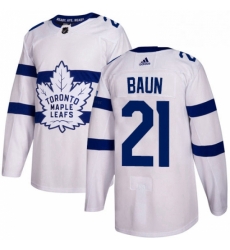 Youth Adidas Toronto Maple Leafs 21 Bobby Baun Authentic White 2018 Stadium Series NHL Jersey Youth Adidas Toronto Maple Leafs 21 Bobby Baun Authentic White 2018 Stadium Series NHL Jersey