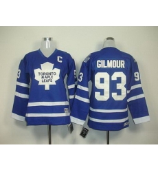 Youth Toronto Maple Leafs #93 Doug Gilmour Blue Jersey Youth Toronto Maple Leafs #93 Doug Gilmour Blue Jersey
